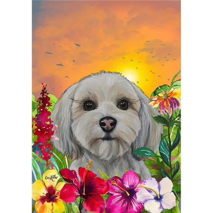 Havanese (Tropical) Large Flag