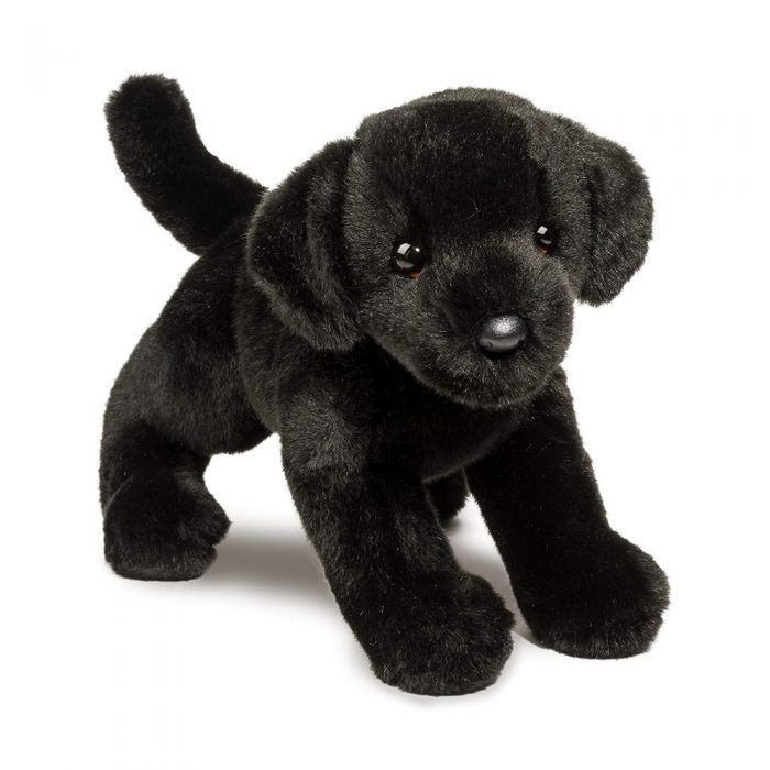 Black Labrador Dog Plush