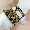 Cheetah Ruffle Dog Harness