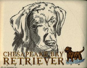 Chesapeake Bay Retriever Embroidered Tee Shirt