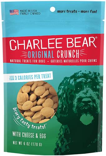 Charlee Bear Dog Cheese & Egg Treat 6oz