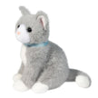 Mini Grey Cat Plush Stuffed Animal