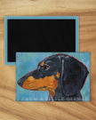 Dachshund Know A Little German Magnet UD