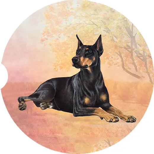 Doberman Car Coaster