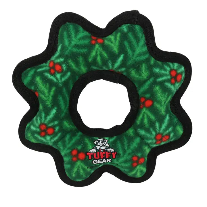 Tuffy Holiday Gear Ring Wreath Medium