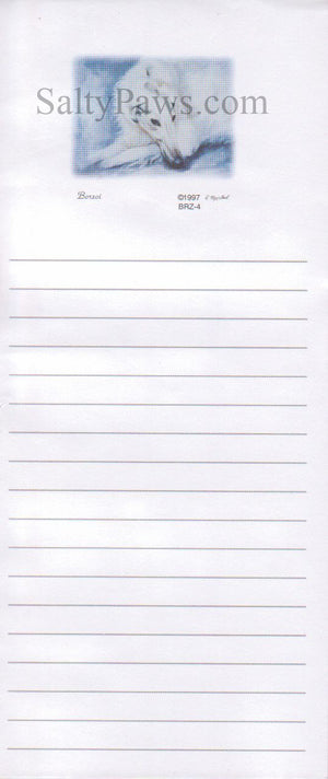 Borzoi List Note Pad