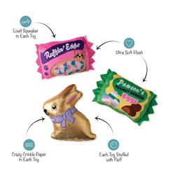 Eggstra Sweets Dog Toy Small 3 Piece