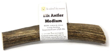 Bulk Elk Antler- Medium Whole Dog Chew