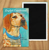 Behold our classic Coonhound magnet, meticulously reproduced from an original oil painting by the renowned artist Ursula Dodge. This exquisite 2