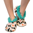 Cat Nap Blue Fuzzy Slippers
