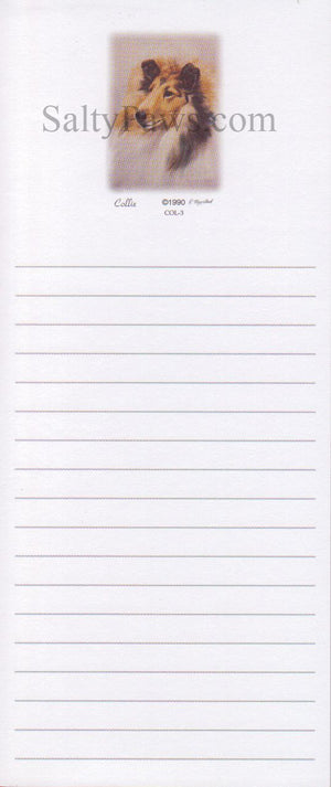 Collie List Note Pad