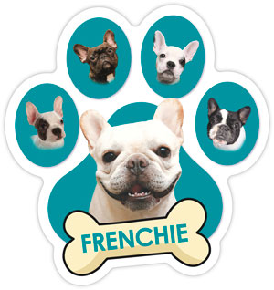 French Bulldog Paw Car Trunk Magnet