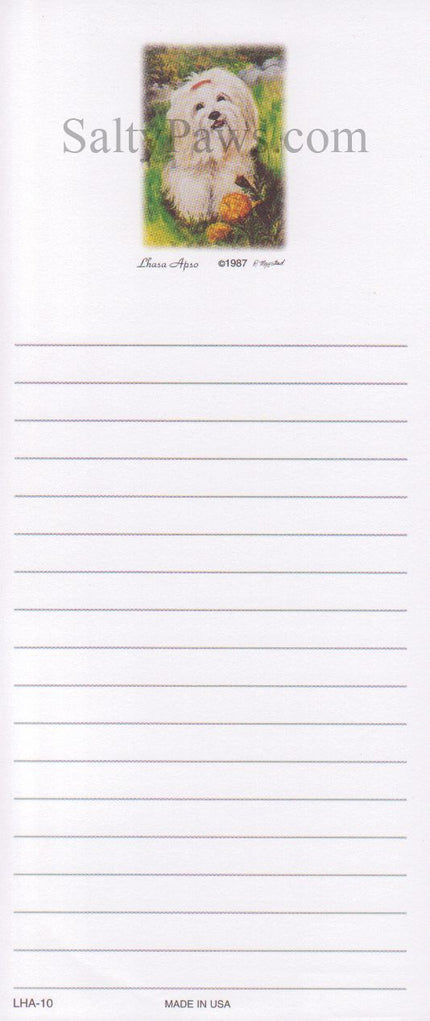 Lhasa List Note Pad