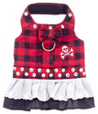 Dog or Cat Red Buffalo Plaid Biker Dress