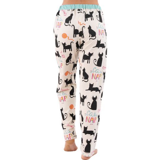PJ Pants Cat Nap Women's Pajama Bottoms