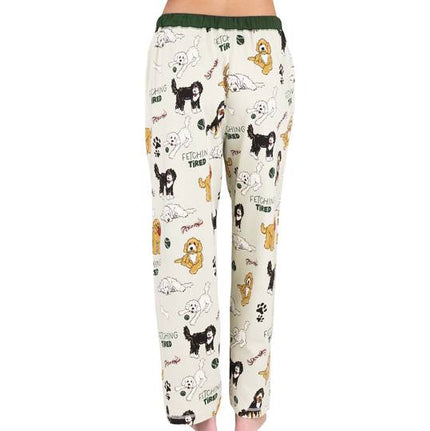 Fetching Tired Green Regular Fit Pajama Pant