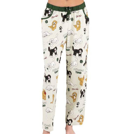 Fetching Tired Green Regular Fit Pajama Pant