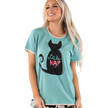 Womens Pajama Shirt - Cat Nap