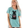 Womens Pajama Shirt - Cat Nap