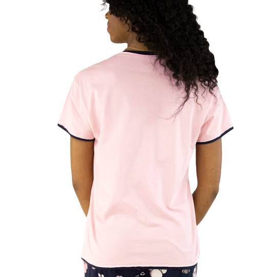 PJ Tee Cat Mom Womens Pajama Shirt