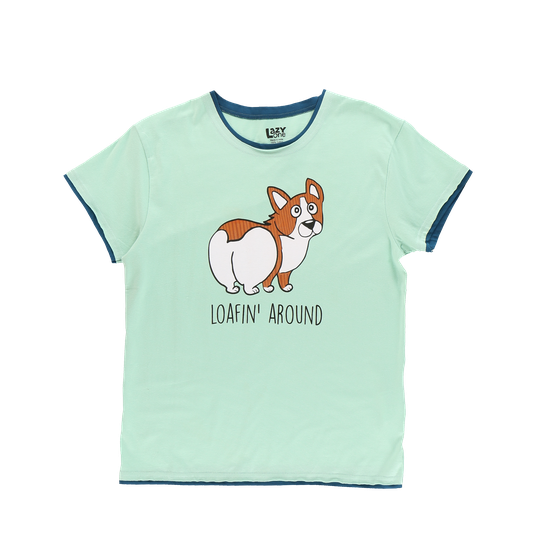 Pajama Shirt - Loafin' Around Corgi