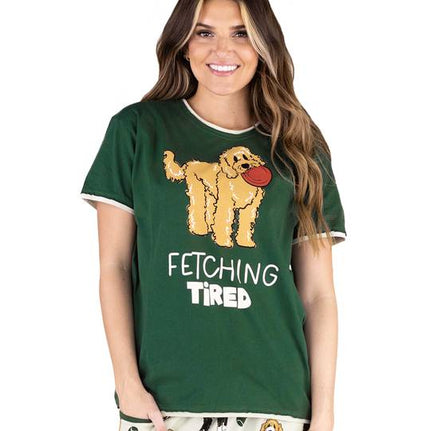 PJ Tee Fetching Tired Dog Lover Pajama Shirt