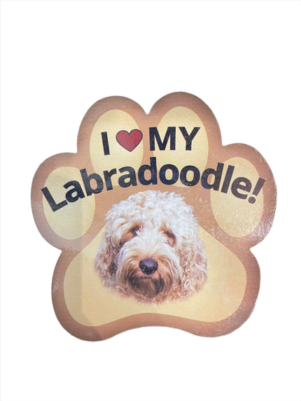 Show off your love for your favorite furry friend with our Labradoodle Paw Magnet! Perfect for your car trunk or any magnetic surface, this adorable paw-shaped magnet features a vibrant image of your favorite dog or cat breed. Made from durable, weather-resistant materials, it’s designed to withstand the elements while adding a touch of personality to your vehicle or home.