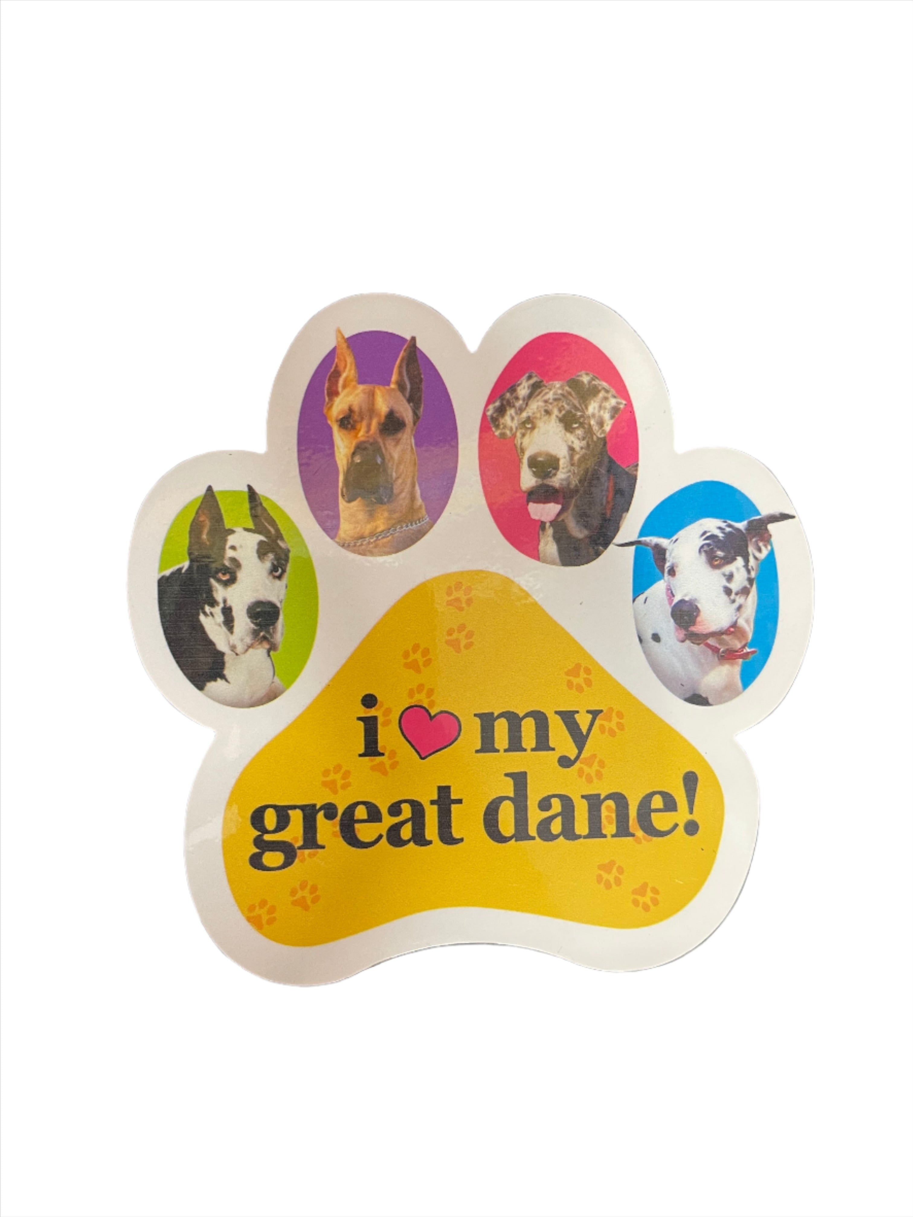 Show off your love for your favorite furry friend with our Great Dane Paw Magnet! Perfect for your car trunk or any magnetic surface, this adorable paw-shaped magnet features a vibrant image of your favorite dog or cat breed. Made from durable, weather-resistant materials, it’s designed to withstand the elements while adding a touch of personality to your vehicle or home. 