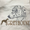 Greyhound Embroidered Tee Shirt