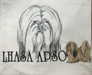 Lhasa Apso Embroidered Tee Shirt