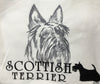 Scottish Terrier Embroidered Tee Shirt