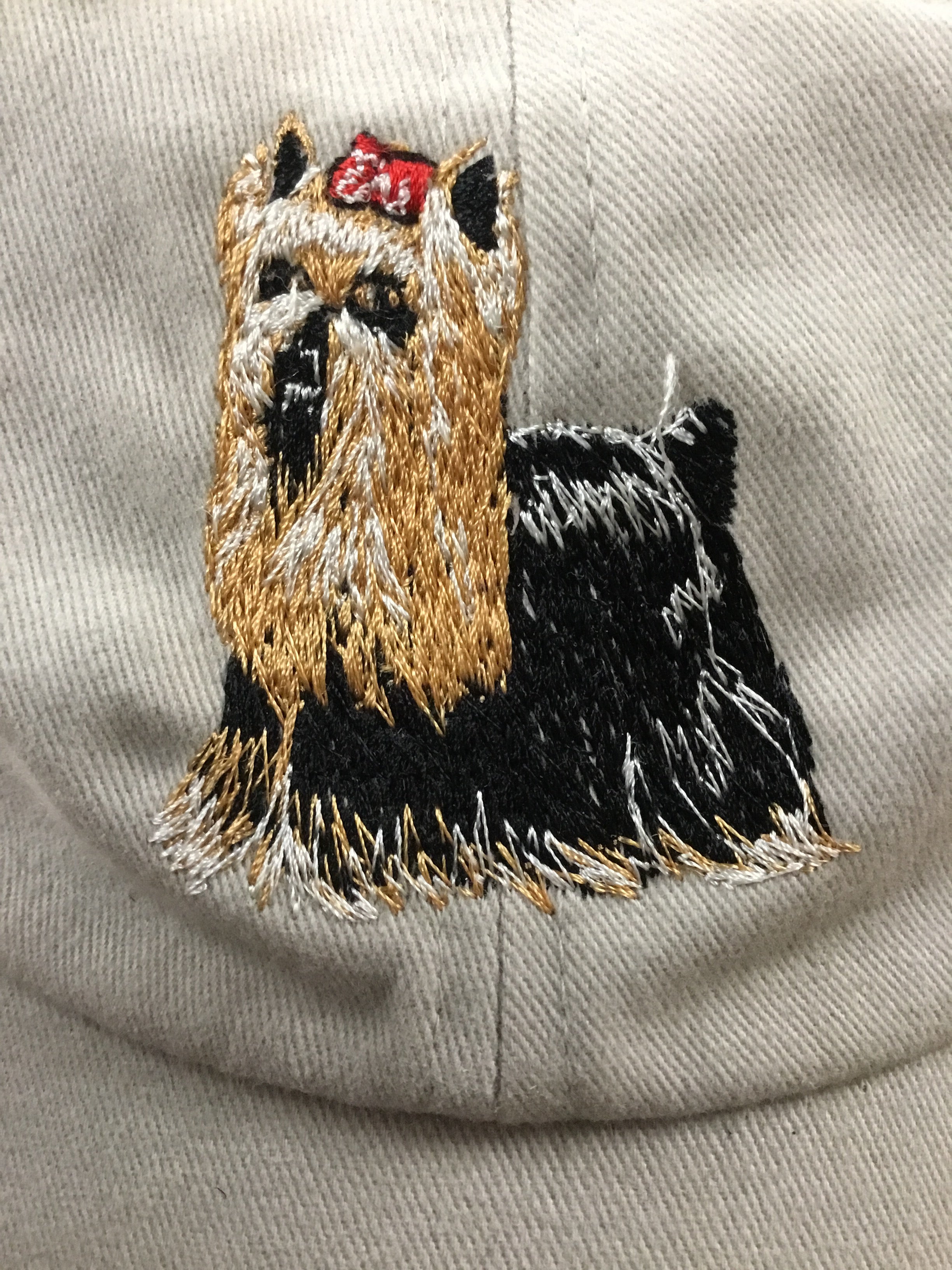 Yorkie Embroidered Hat