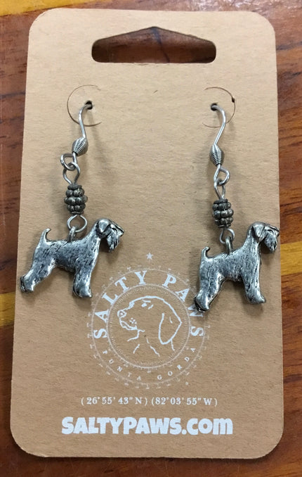 Wheaten Pewter Dangle Earrings