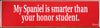 My ___ is Smarter Than Your Honor Student Bumper Sticker