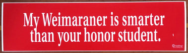 My ___ is Smarter Than Your Honor Student Bumper Sticker