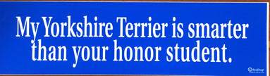 My ___ is Smarter Than Your Honor Student Bumper Sticker