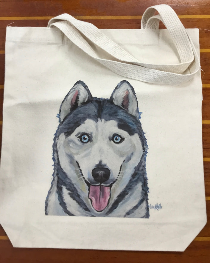 Husky Shopping Bag, Dog Tote Bag