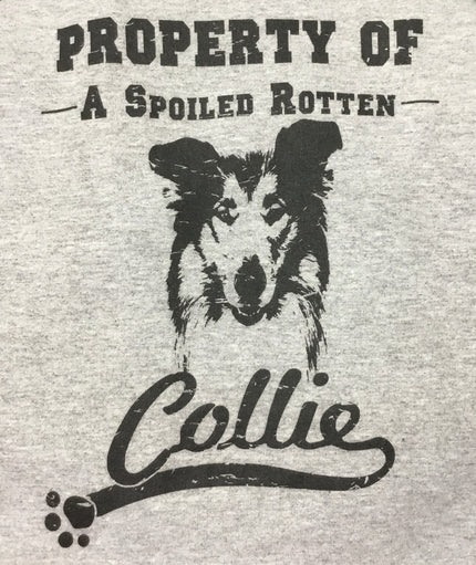 Collie Tee Shirt - Property of a Spoiled Rotten