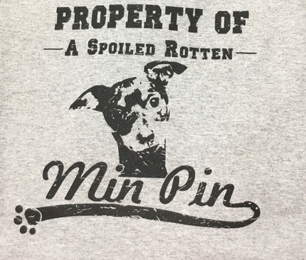 Mini Pin Tee Shirt - Property of a Spoiled Rotten