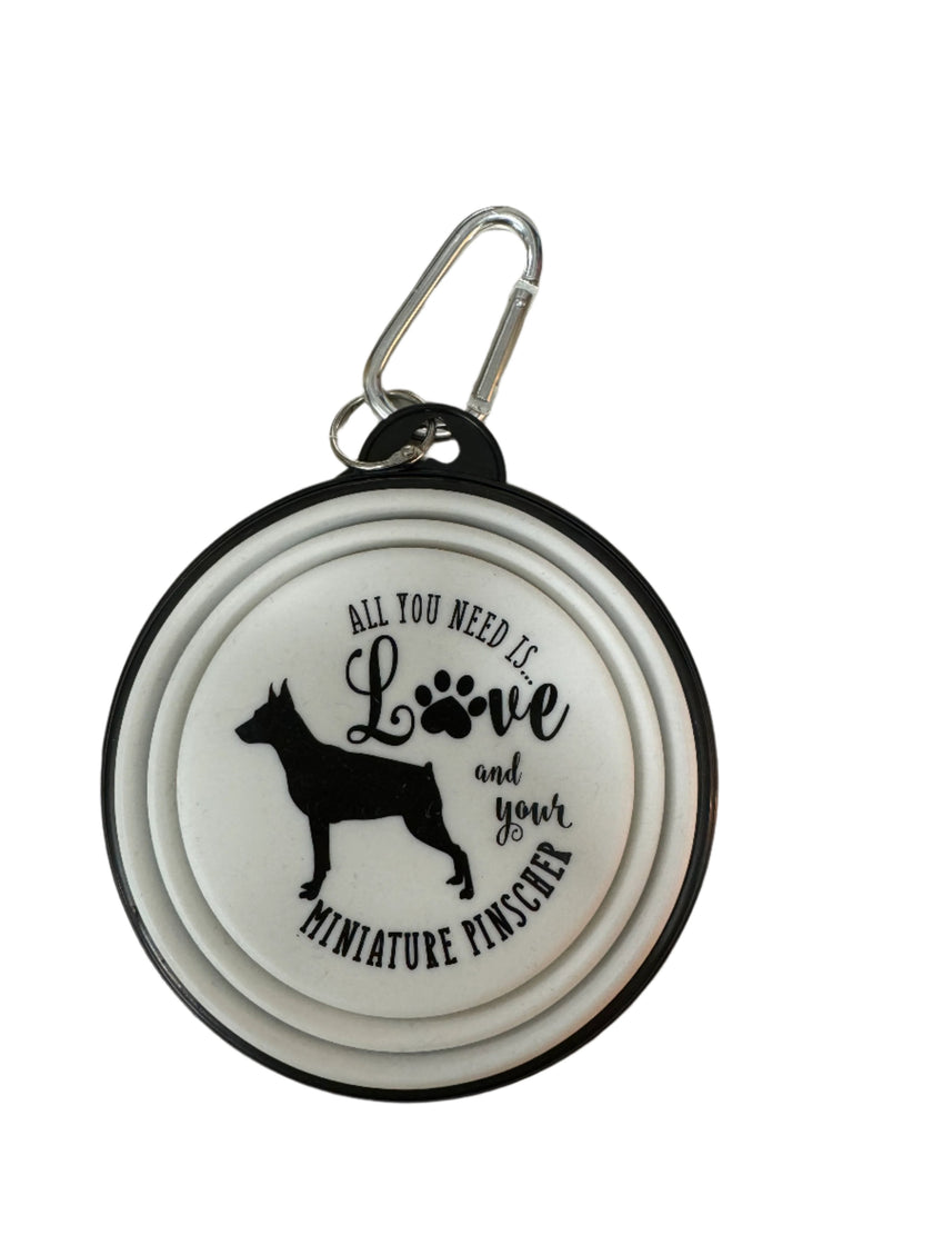 Miniature Pinscher H2O Pet Bowl