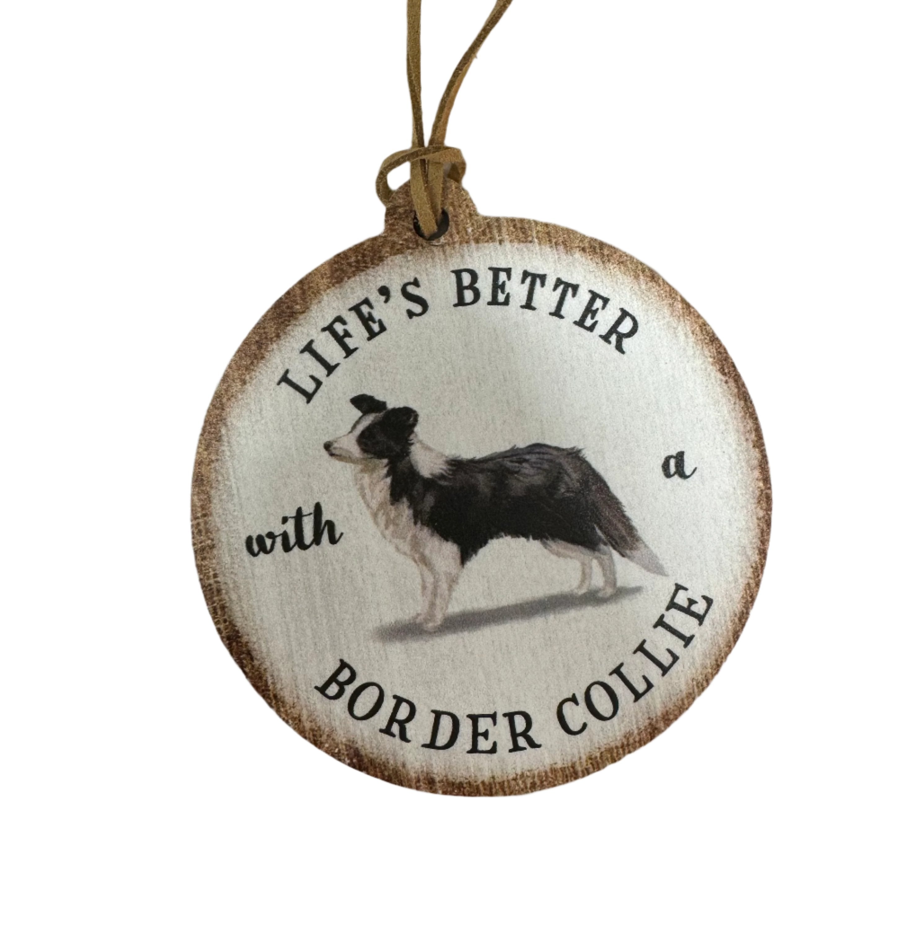 Border Collie Ornament