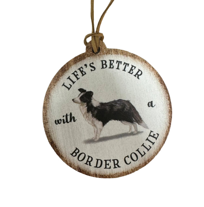 Border Collie Ornament