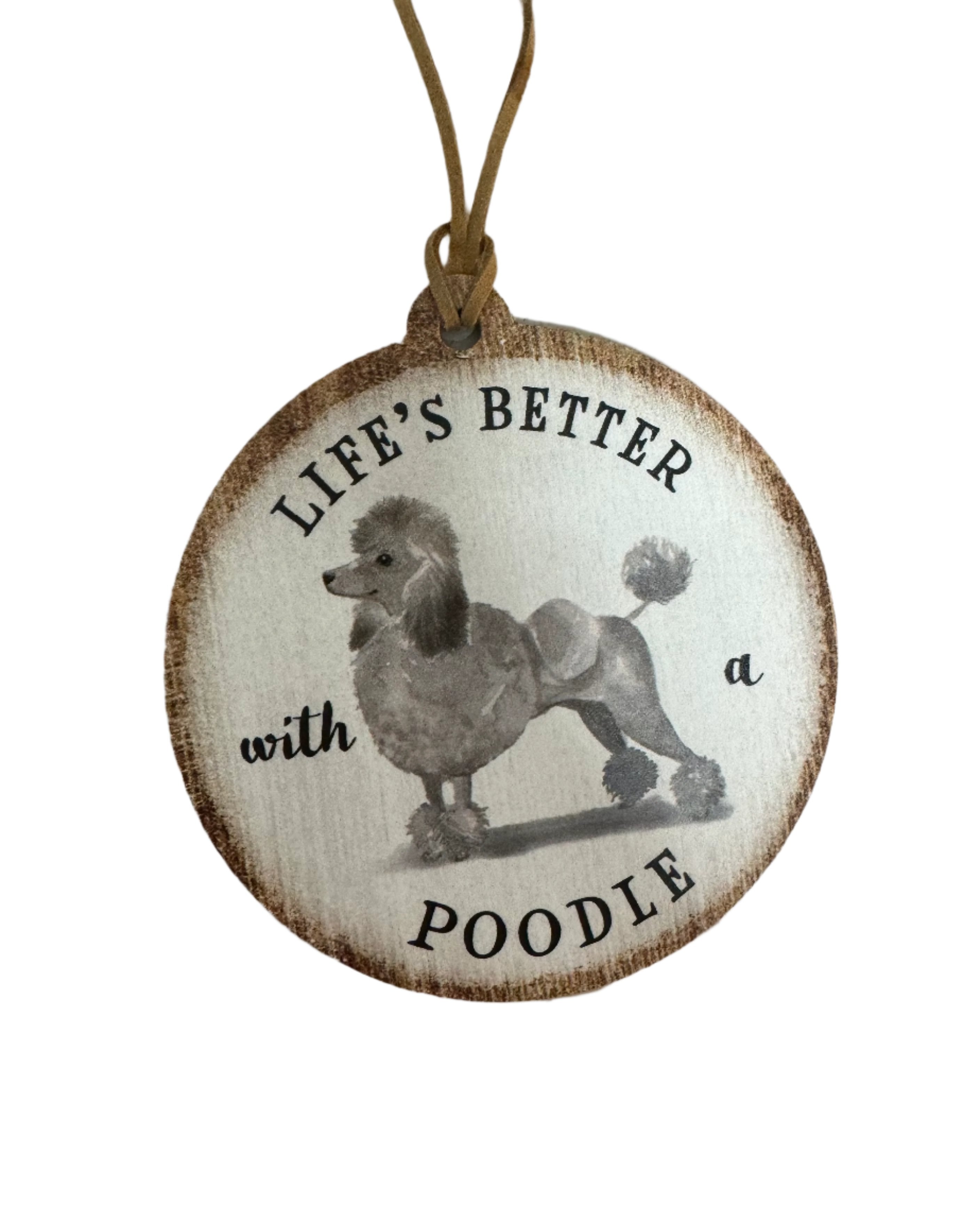 Poodle Ornament