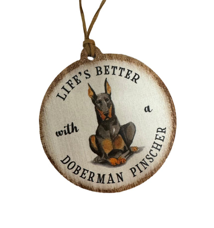 Doberman Pinscher Ornament