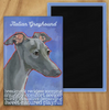 Behold our classic Italian Greyhound Magnet, meticulously reproduced from an original oil painting by the renowned artist Ursula Dodge. This exquisite 2