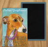 Behold our classic Italian Greyhound Magnet, meticulously reproduced from an original oil painting by the renowned artist Ursula Dodge. This exquisite 2