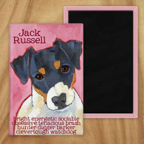 Jack Russell Tri Magnet UD