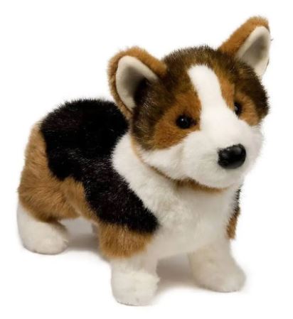 Corgi Tri-Colored Plush Dog Stuffed Animal 