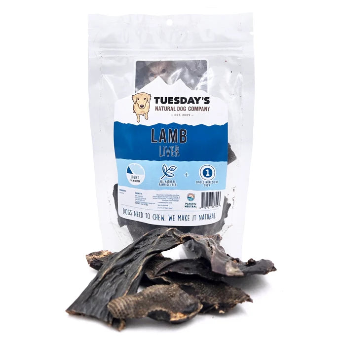 Dog Treat Lamb Liver 4oz Bag