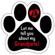 Let me tell you about my Grandpets Car Trunk Paw Magnet